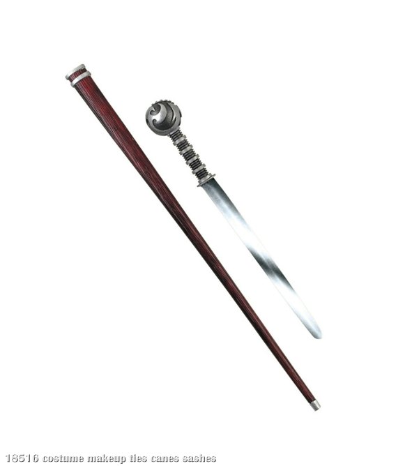 Jester Skull Staff [Ties, Canes & Sashes - Costume A] - In Stock