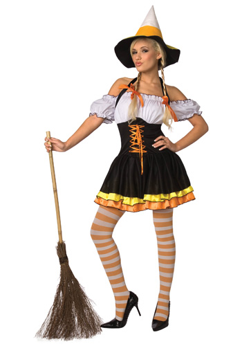 Magic Candy Corn Witch Costume