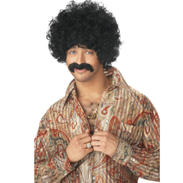 594px x 594px - 70's Pornstar Wig and Moustache [Costume Wigs, Halloween Cosutme] - In  Stock : About Costume Shop