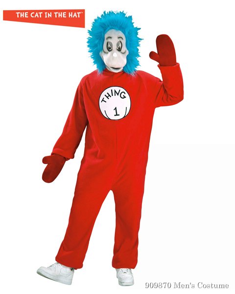 Thing 1 Costume for Adult