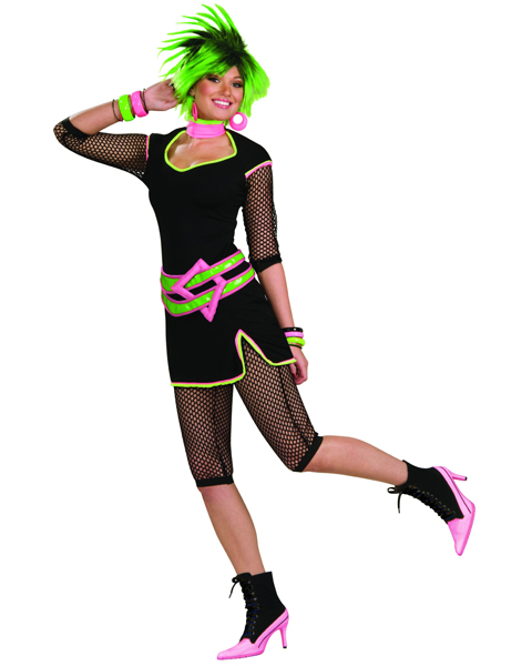 Womens Deluxe 80's New Wave Costume