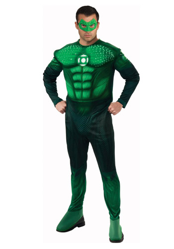 the green lantern movie costume. Adult Light Up Green Lantern