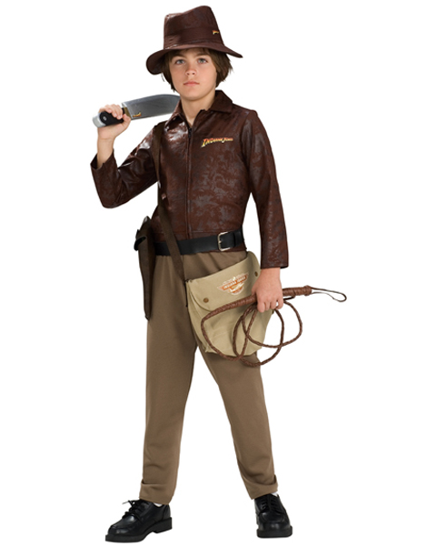 Deluxe Tween Indiana Jones Distressed Jackets Costume